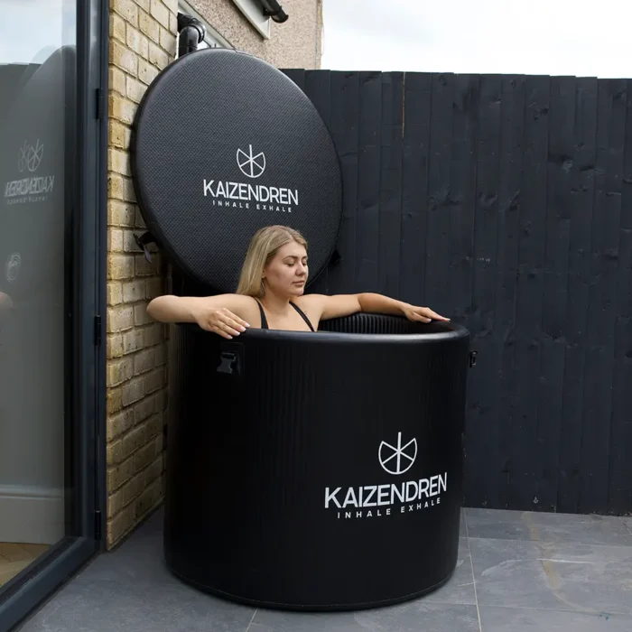 Ice Bath And Ice Chiller, Portable, With Thermo Lid And Cover, 400 L, Black, Kaizendren Ice Pro - Afbeelding 3