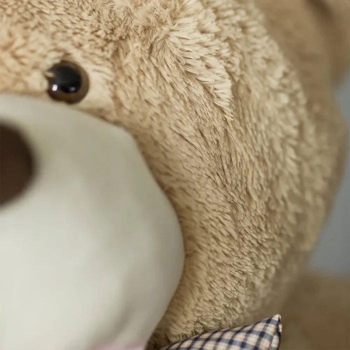 Big Plush Teddy Bear, Soft Toy, 200 Cm, 78 Inches, 6.6 Feet, Light Brown, Bobo - Afbeelding 5